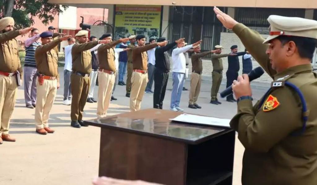 Sirsa secured first position in the state in taking oath on the 5th anniversary of DrugFree India Campaign